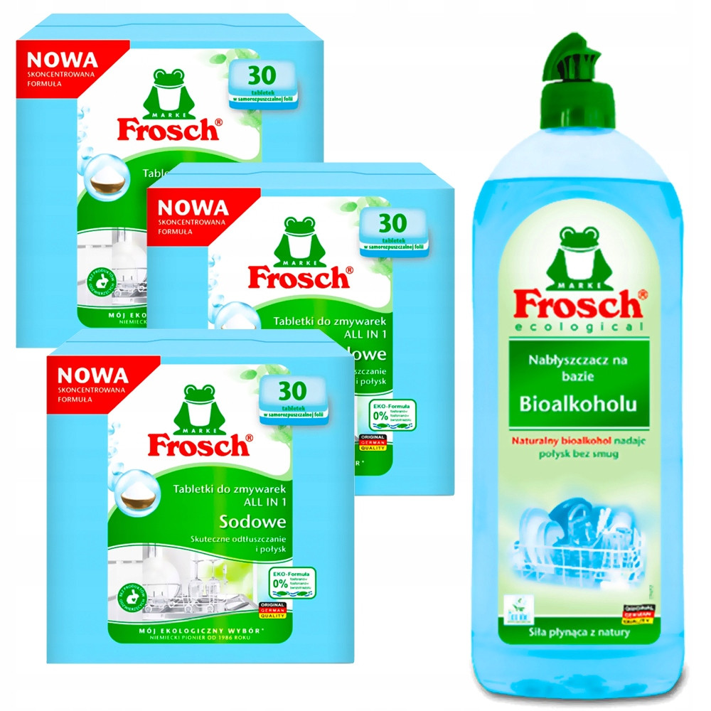 Frosch Ekologické tablety do myčky 90 Frosch Nabídka Bio 750