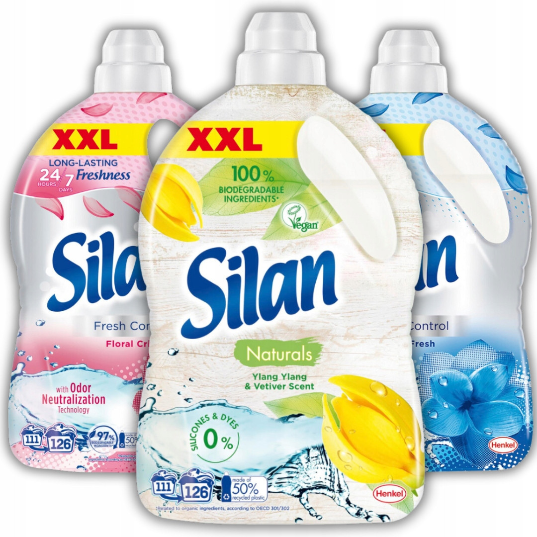 Silan Fresh Control Aviváž Mix vůní 8,3l 378 praní