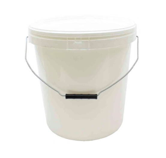 KOZÁČEK Vědro 20L PH s víkem bílé, na potraviny, s pojistkou