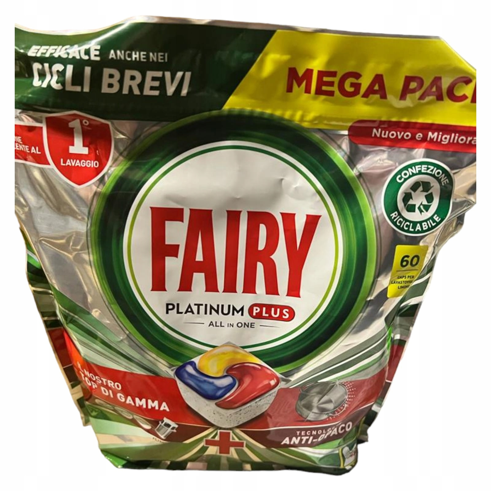 Fairy Platinum Plus Tabletky Lemon 60 ks It