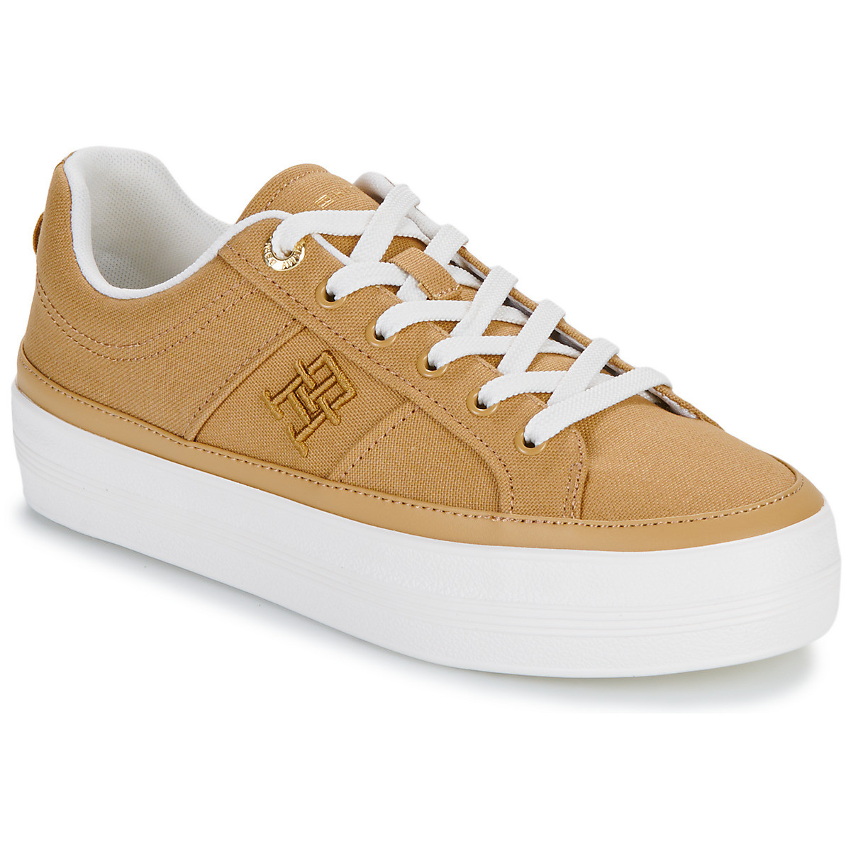 Tommy Hilfiger  TH VULC CANVAS SNEAKER  Béžová