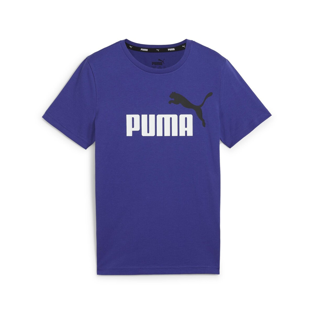 Puma  ESS+ 2 COL LOGO TEE  Tmavě modrá