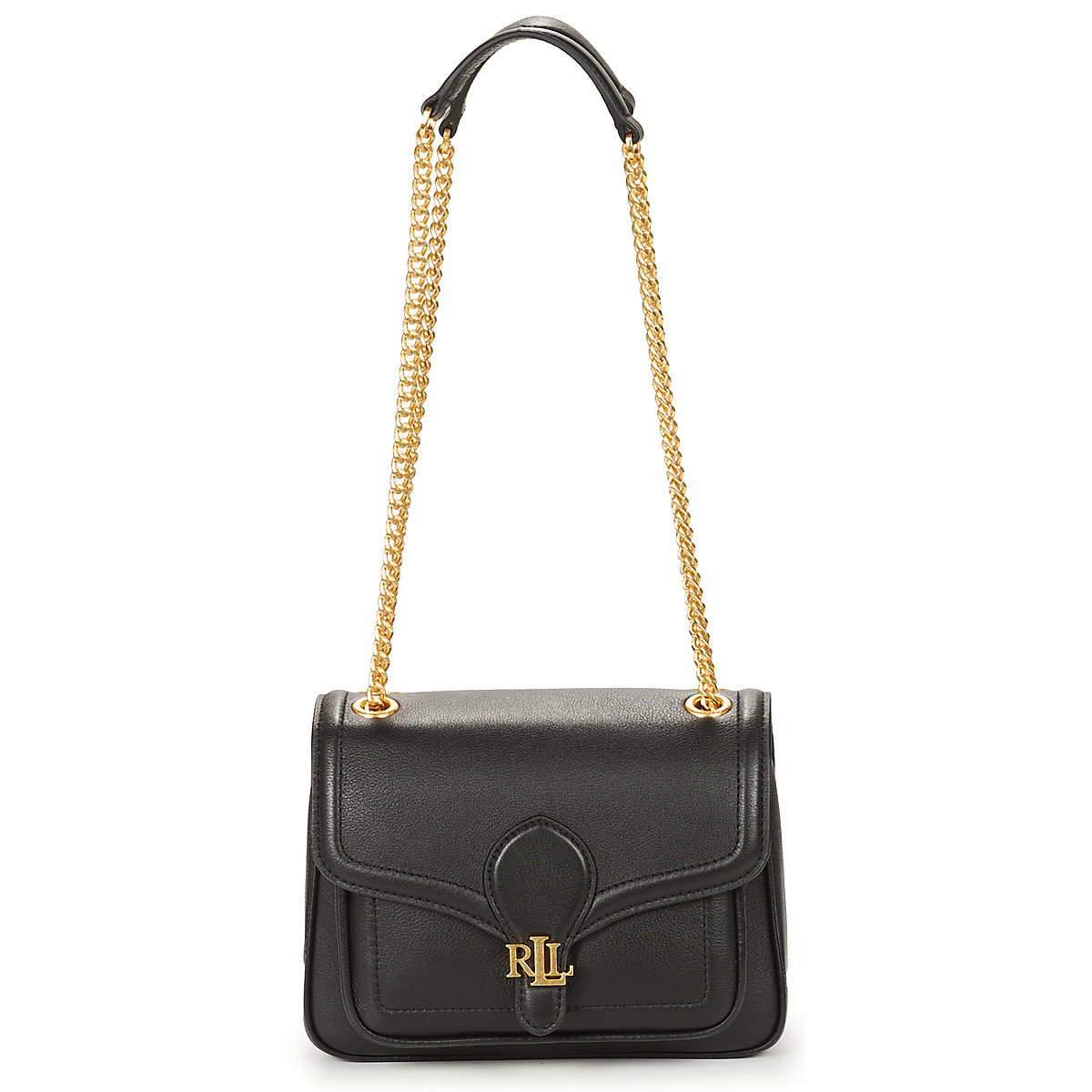 Lauren Ralph Lauren  BRADLEY SM-SHOULDER BAG-SMALL  Černá