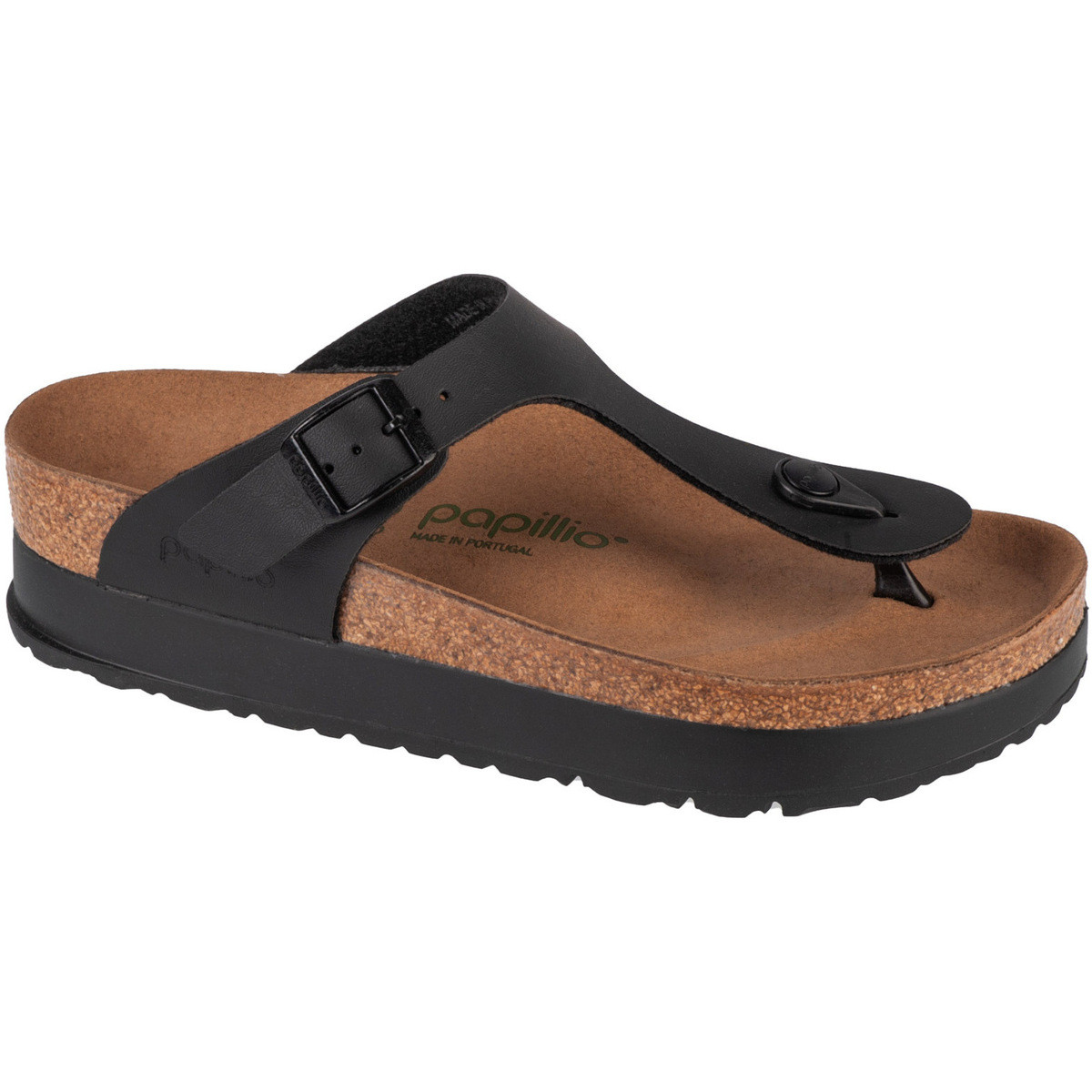 Birkenstock  Papillio Gizeh Platform Vegan  Černá
