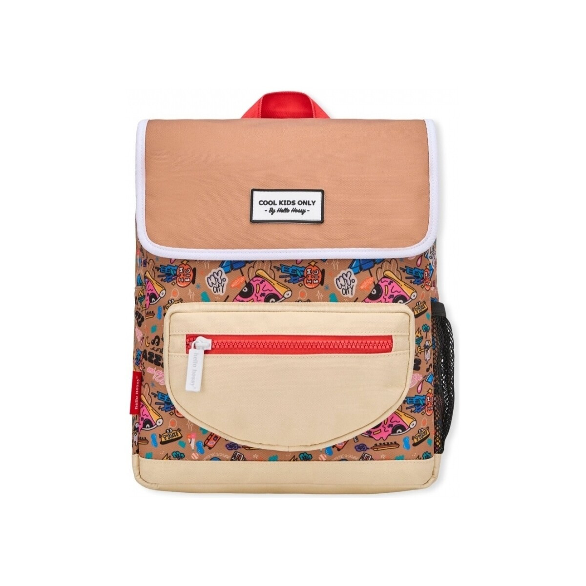 Hello Hossy  New York Kid Backpack - Beige  Béžová