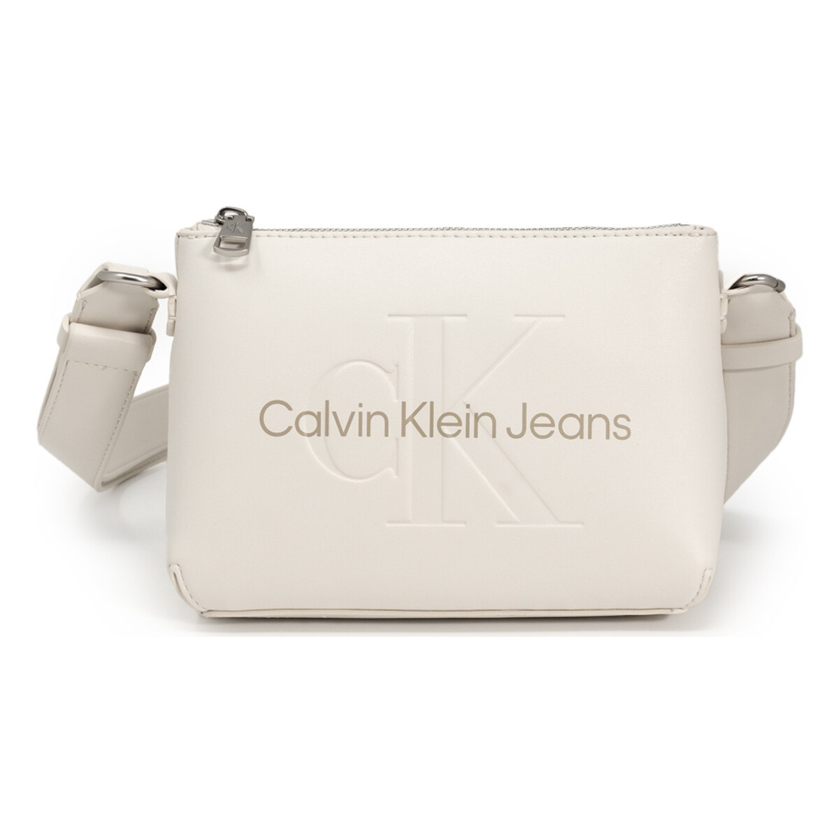 Calvin Klein Jeans  SCULPTED CAMERA POUCH21 MONO K60K612703  Béžová