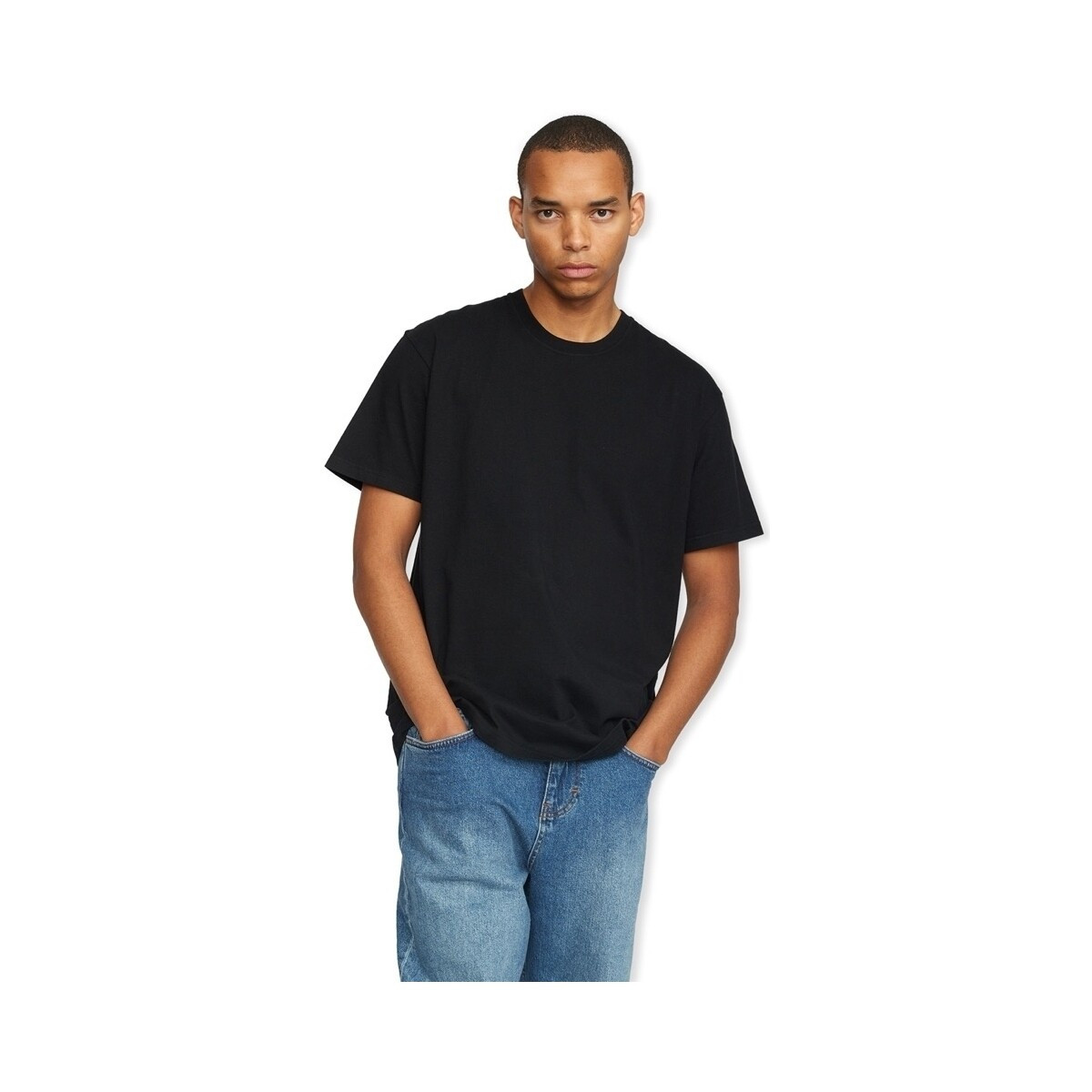 Revolution  T-Shirt Loose 1060 REV - Black  Černá