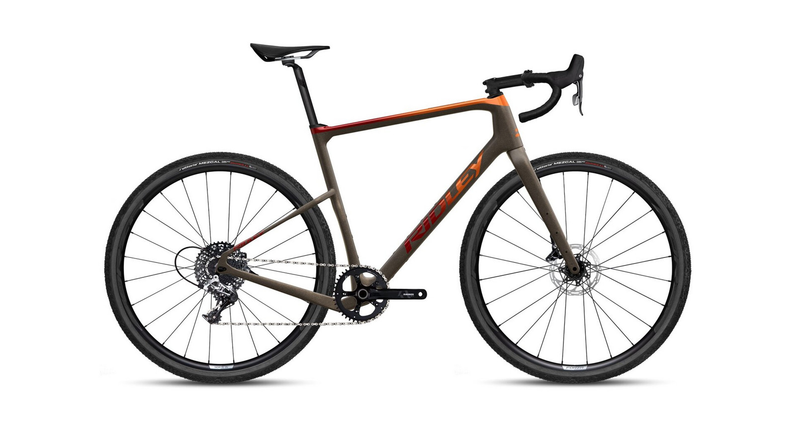 Gravel kolo Ridley Kanzo Adventure SRAM Apex Fade Orange/Bordeaux Velikost: L