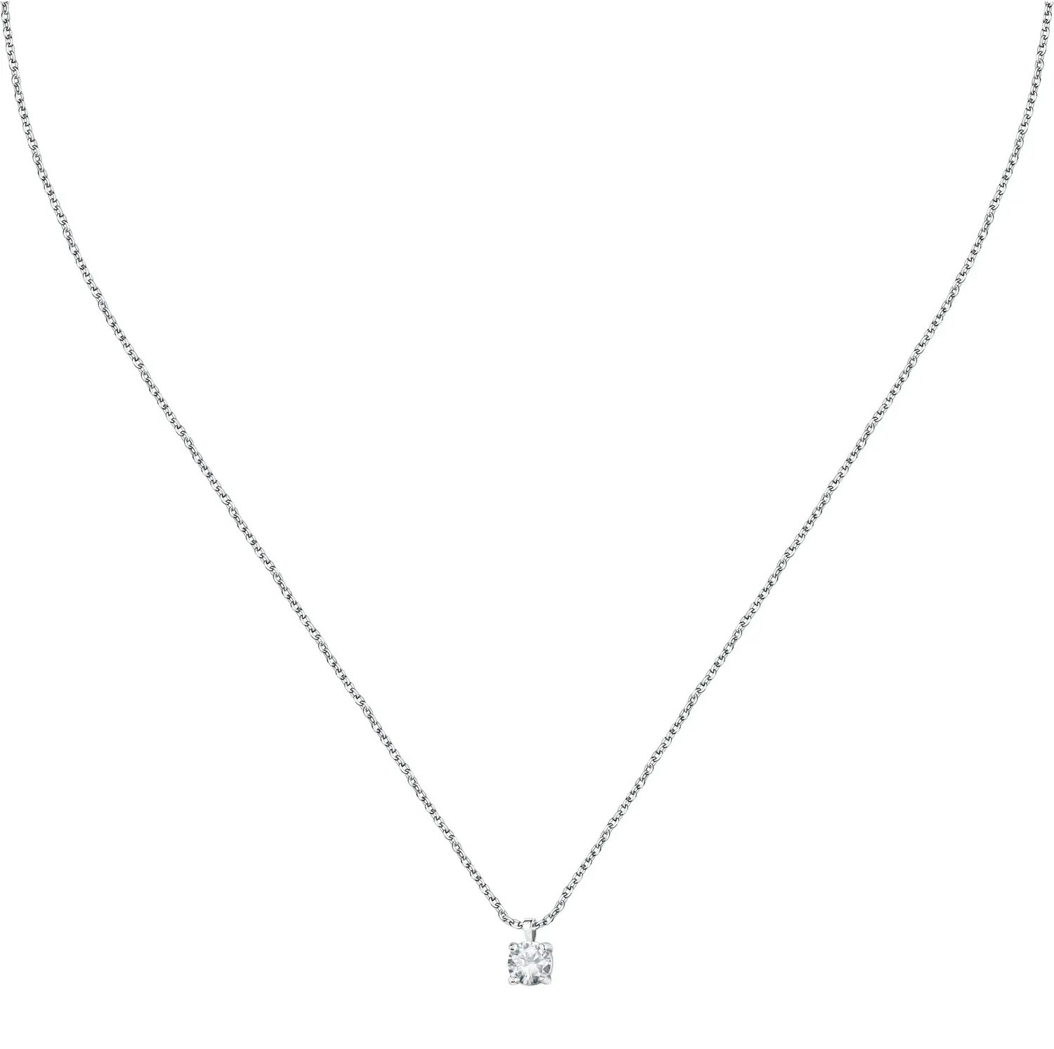 La Petite Story Stříbrný náhrdelník s čirým zirkonem Silver LPS10AWV08
