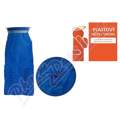 Plastový sáček pro případ nevolnosti 42 x 17.2 cm 4 kusy