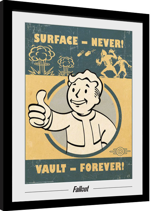 GB EYE Obraz na zeď - Fallout - Vault Forever, 30x40 cm