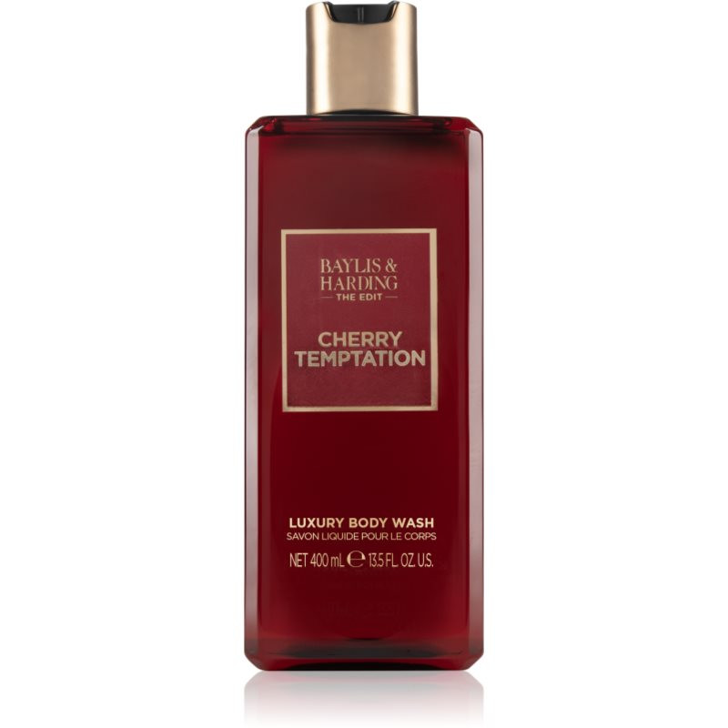 Baylis & Harding The Edit Cherry Temptation luxusní sprchový gel Cherry, Jasmine & Sandalwood 400 ml