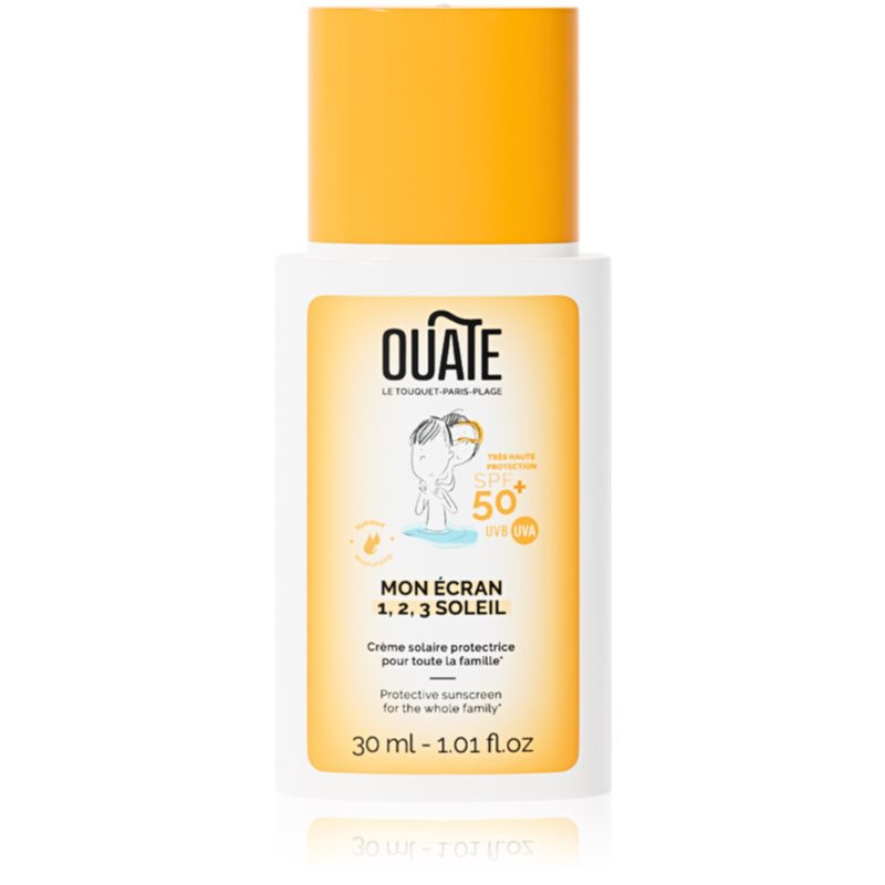 OUATE My 1,2,3 Sunscreen SPF 50+ for Face ochranný krém na opalování na obličej SPF 50+ 3y+ 30 ml