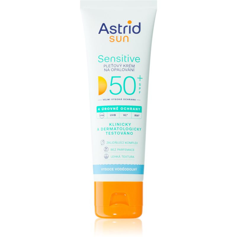 Astrid SUN Sensitive opalovací krém SPF50+ 50ml