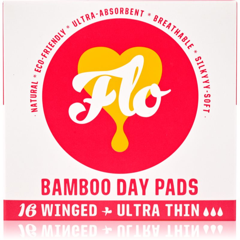 FLO Bamboo Day Pads vložky na den 16 ks