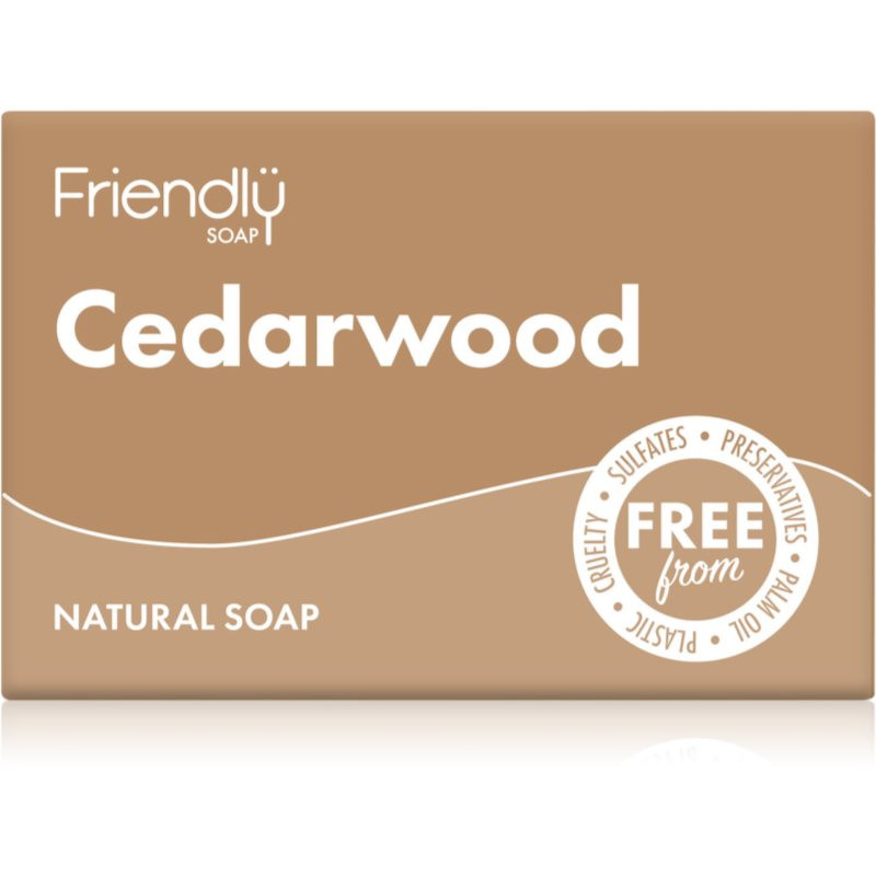 Friendly Soap Natural Soap Cedarwood přírodní mýdlo 95 g