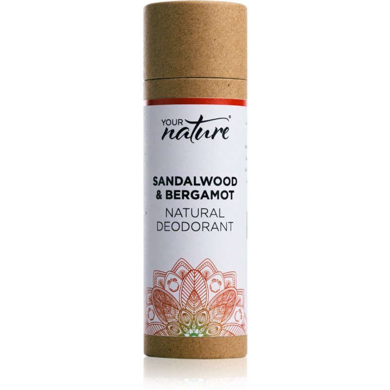 Your Nature Natural Deodorant tuhý deodorant Sandalwood & Bergamot 70 g