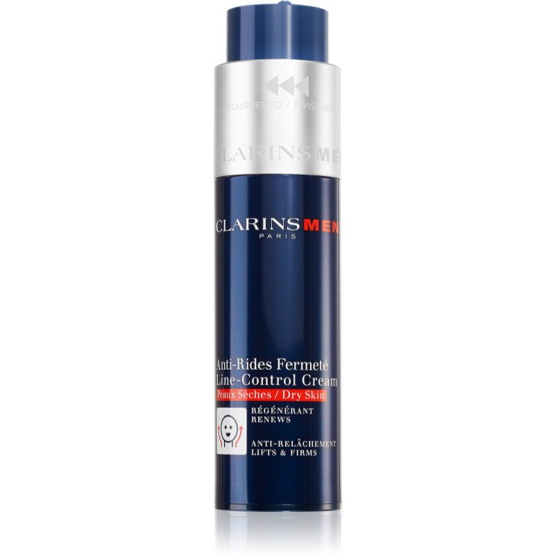 Clarins Men Line-Control Cream protivráskový krém pro suchou pleť 50 ml