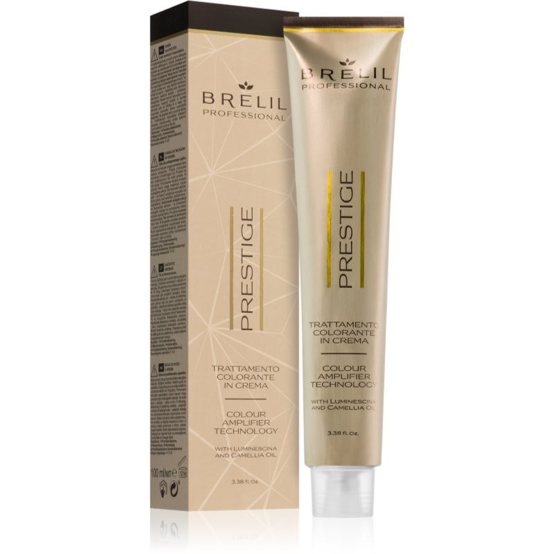 Brelil Professional Colorianne Prestige barva na vlasy odstín 7.44 Intense Copper Blonde 100 ml