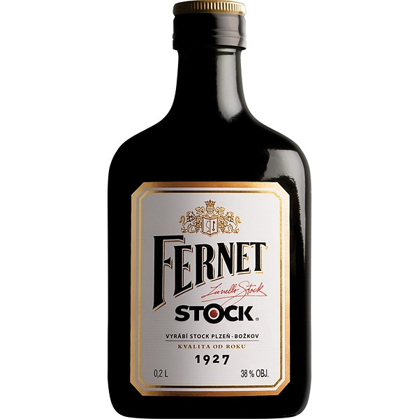 Fernet 0,2l 38% Stock (holá láhev)