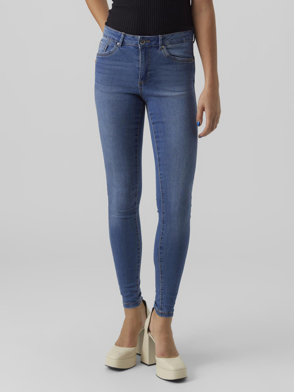 Vero Moda Alia Jeans Modrá