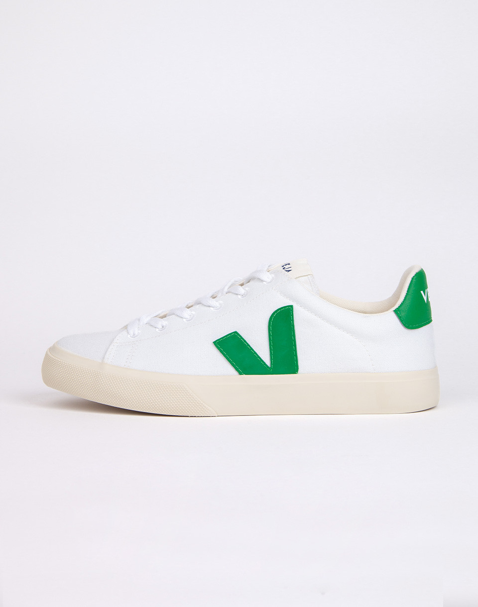 Veja Campo Canvas WHITE_EMERAUDE 41