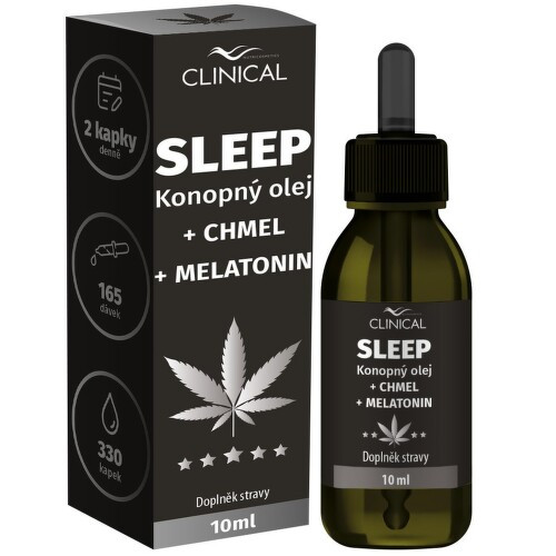 SLEEP konopný olej + chmel + melatonin 10ml