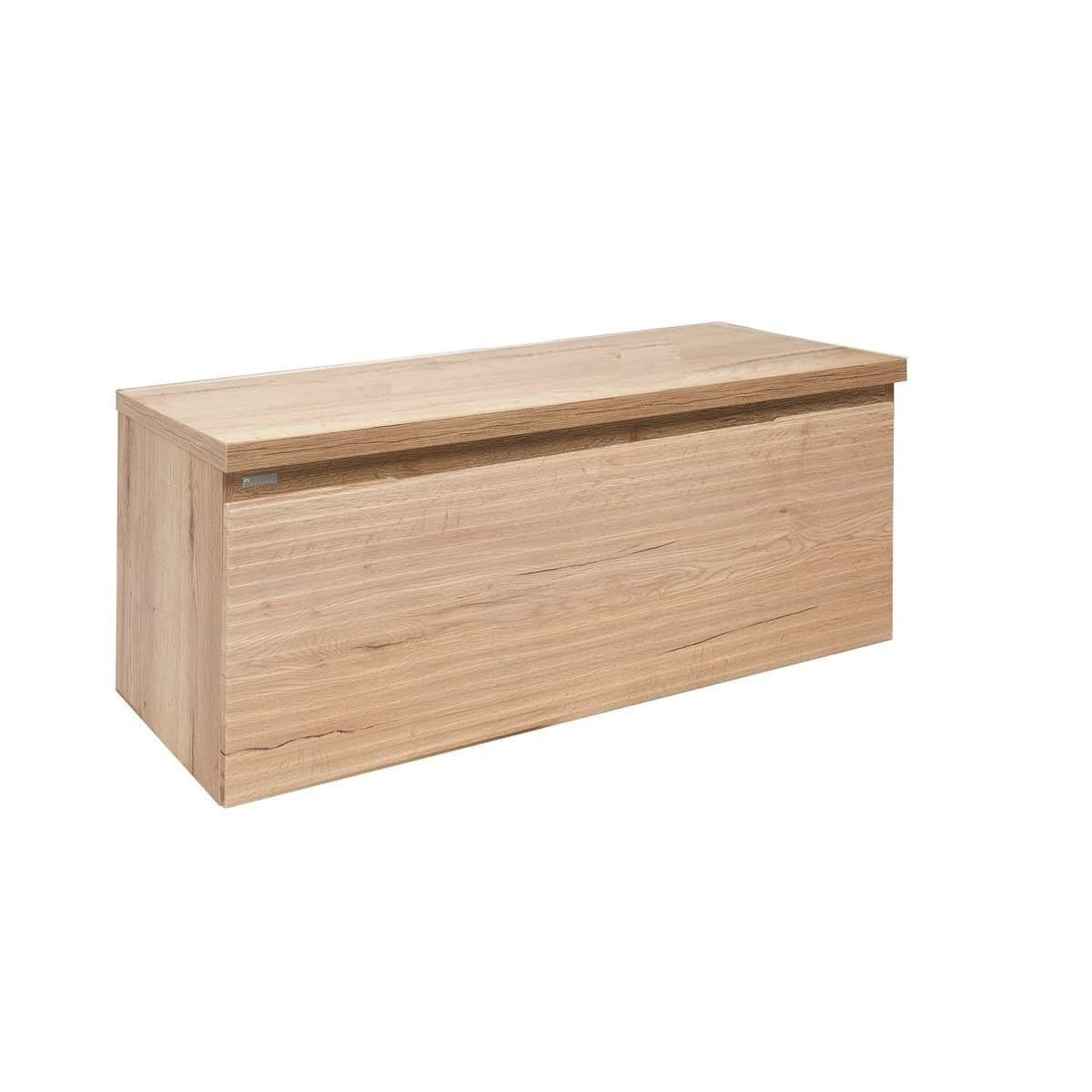 Koupelnová skříňka s krycí deskou Naturel Savona 119x50x44,3 cm dub mat SAVONA120DHDBEZ