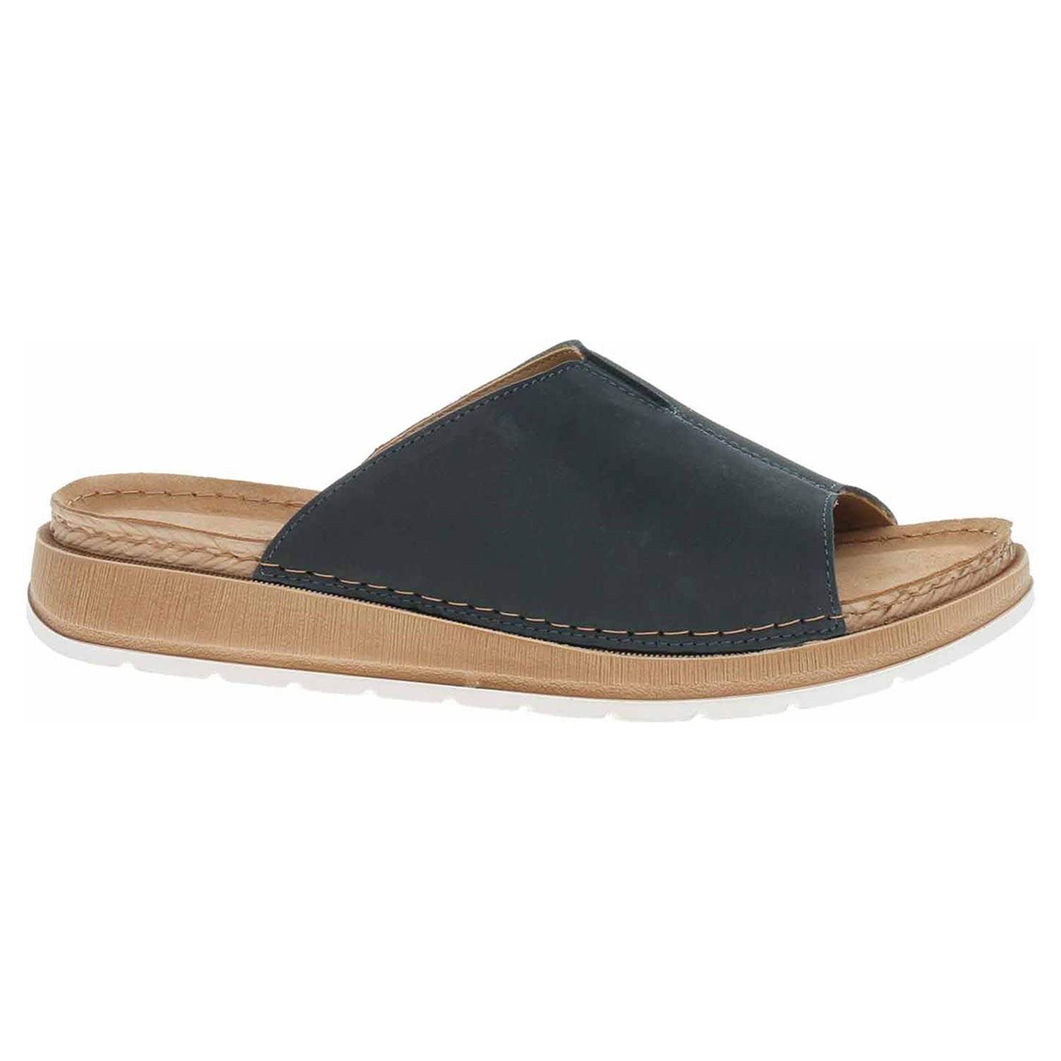 Ecco Dámské pantofle Marco Tozzi 2-27903-42 navy nubuck 23601233