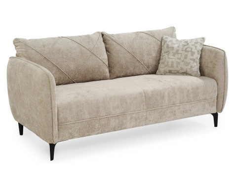 Dvojsedák Novara, béžová látka