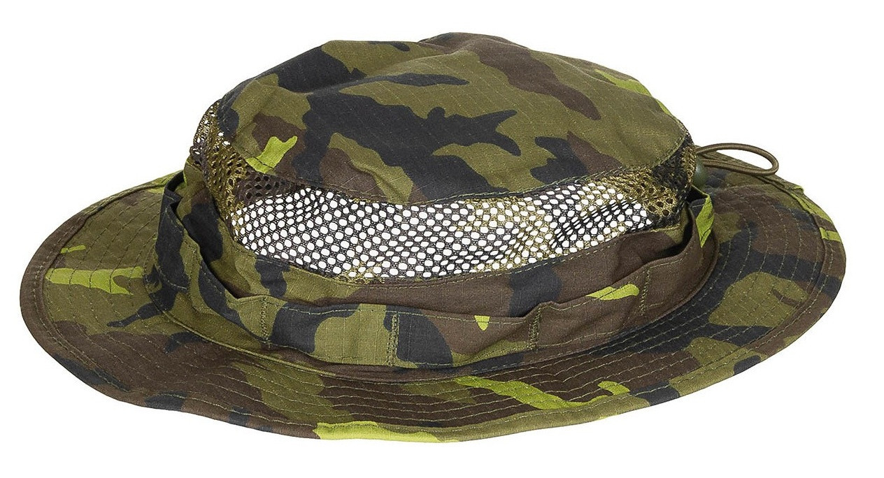 Klobouk síťovaný vz.95 AČR Jungle Bush Hat Mesh Boonie M95 CZ Camo RipStop MFH® 10720J Velikost: L/XL (60-63 cm)