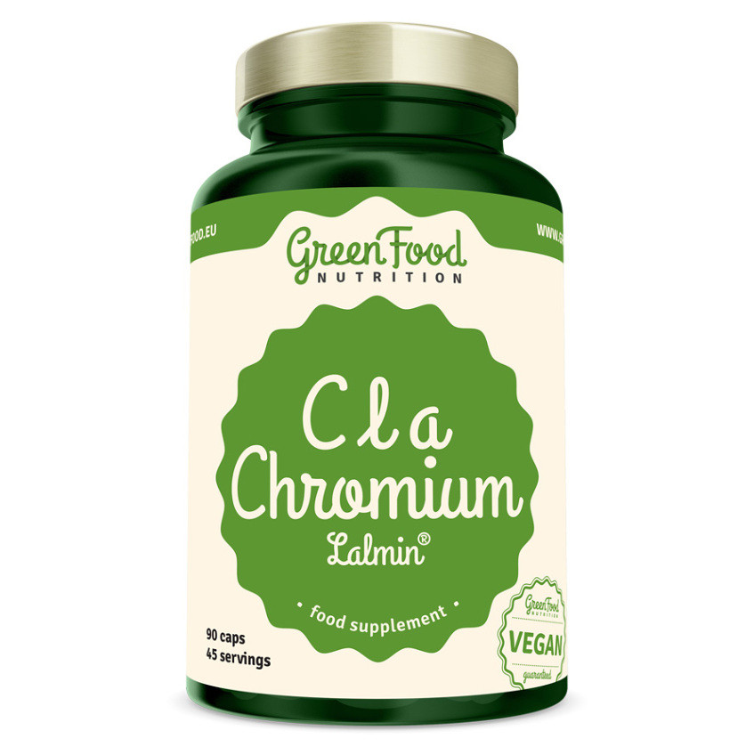 GREENFOOD NUTRITION CLA Chromium Lalmin 90 kapslí