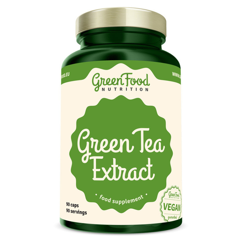 GREENFOOD NUTRITION Green Tea Extract 90 kapslí