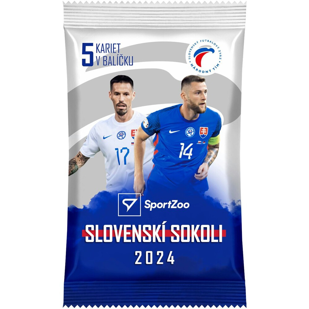 Fotbalové karty SportZoo Hobby balíček Slovenskí Sokoli 2024