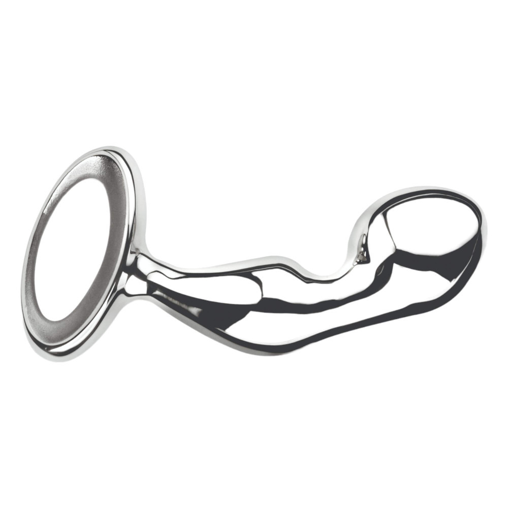 Njoy Pfun Plug - kovové dildo na prostatu (stříbrné)