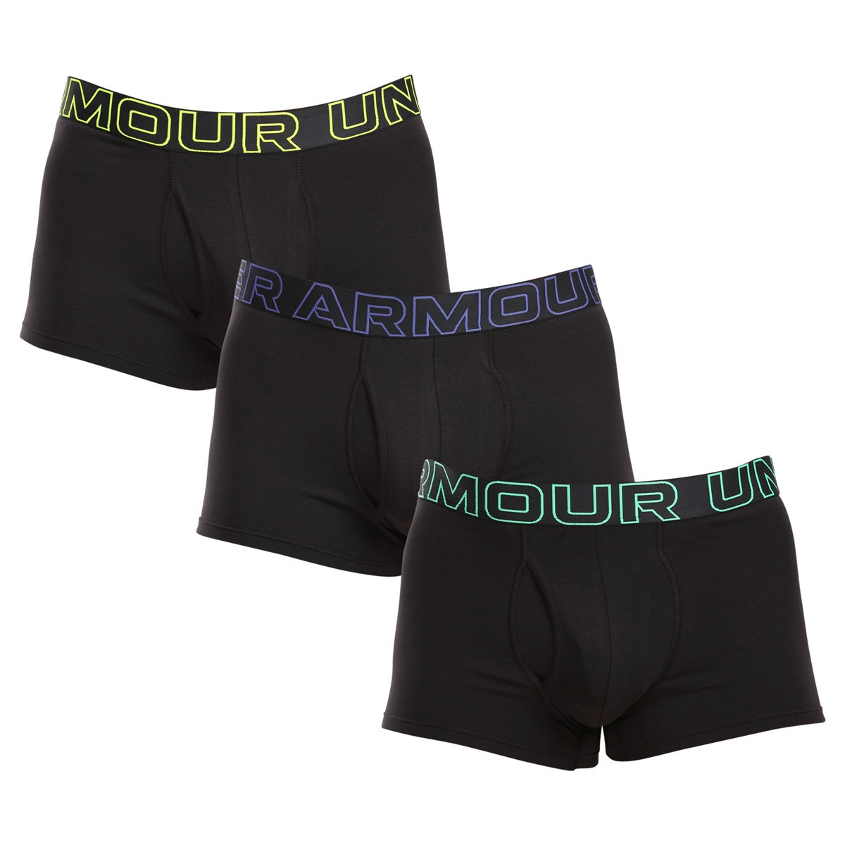 3PACK pánské boxerky Under Armour černé (1383891 002) XL