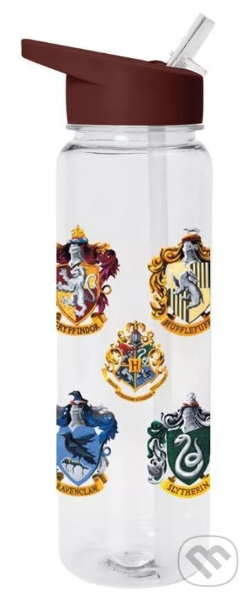 Plastová fľaša na pitie Harry Potter: Farebný znak Bradavic - Harry Potter