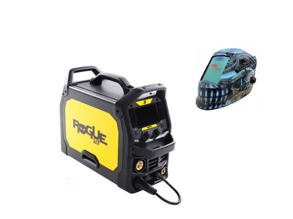 ESAB Rogue EMP 210 PRO Varianta: SET 2: svářečka s výbavou v popisu stroje + kukla profi Predátor 0700301092