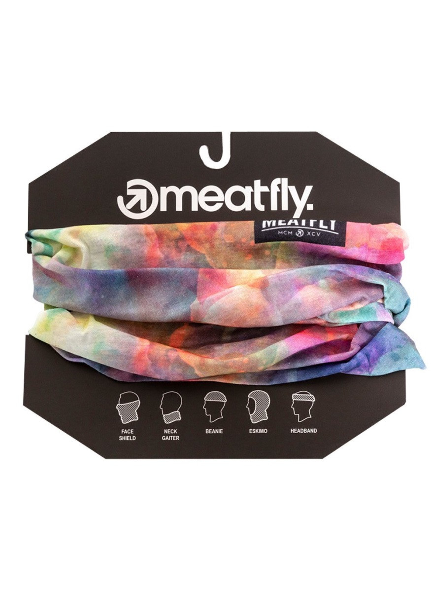 Multifunkční šátek meatfly tunnel fialová one size