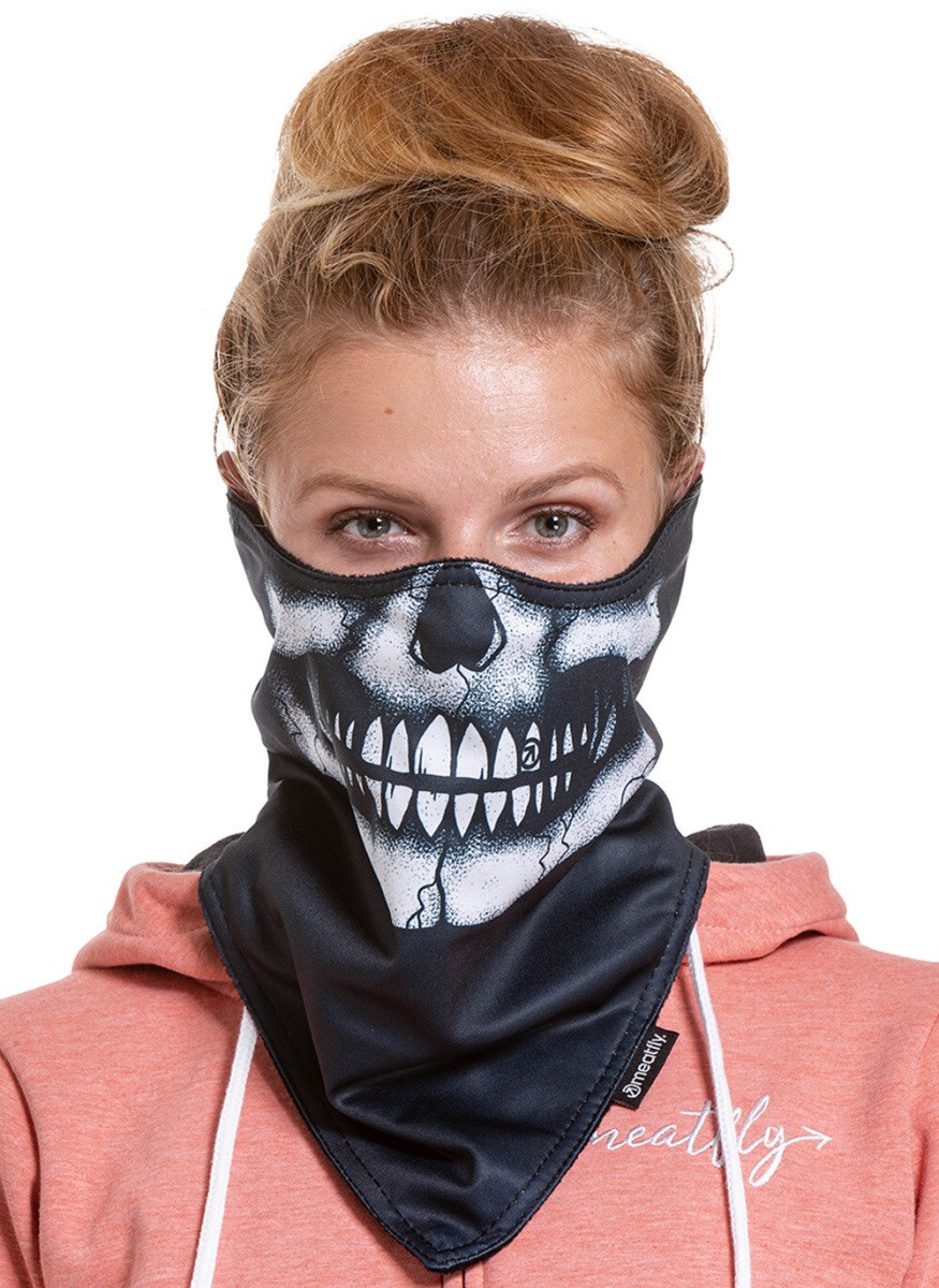 Sportovní maska meatfly frosty skull one size