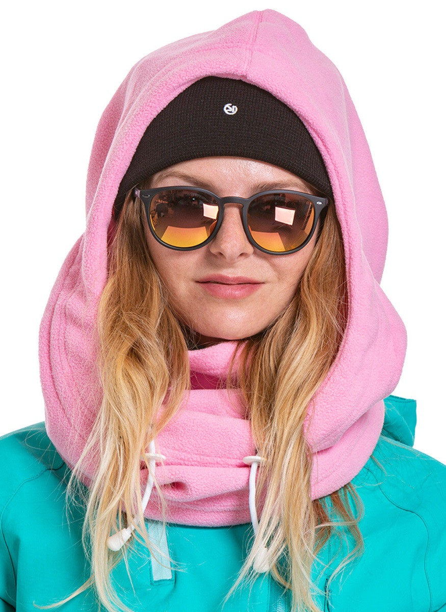 Unisex fleecová kukla meatfly concea růžová m/l