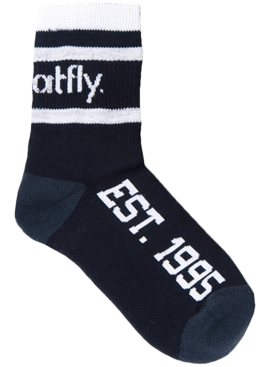 Unisex ponožky meatfly long černá s