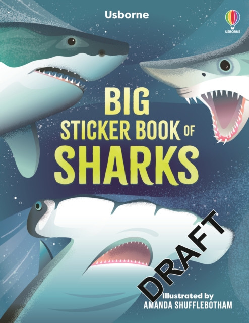 Big Sticker Book of Sharks (James Alice)(Paperback / softback)