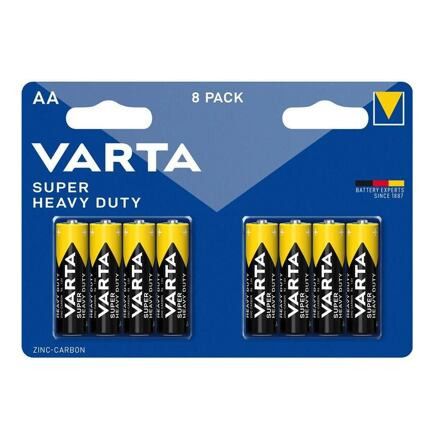 Varta Super Heavy Duty AA Baterie 8ks 02006101418