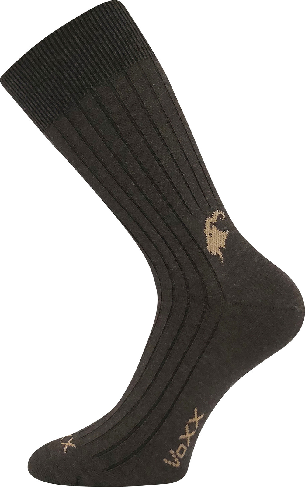 VOXX® ponožky Cashmere love tm.hnědá 3 pár 39-42 120984