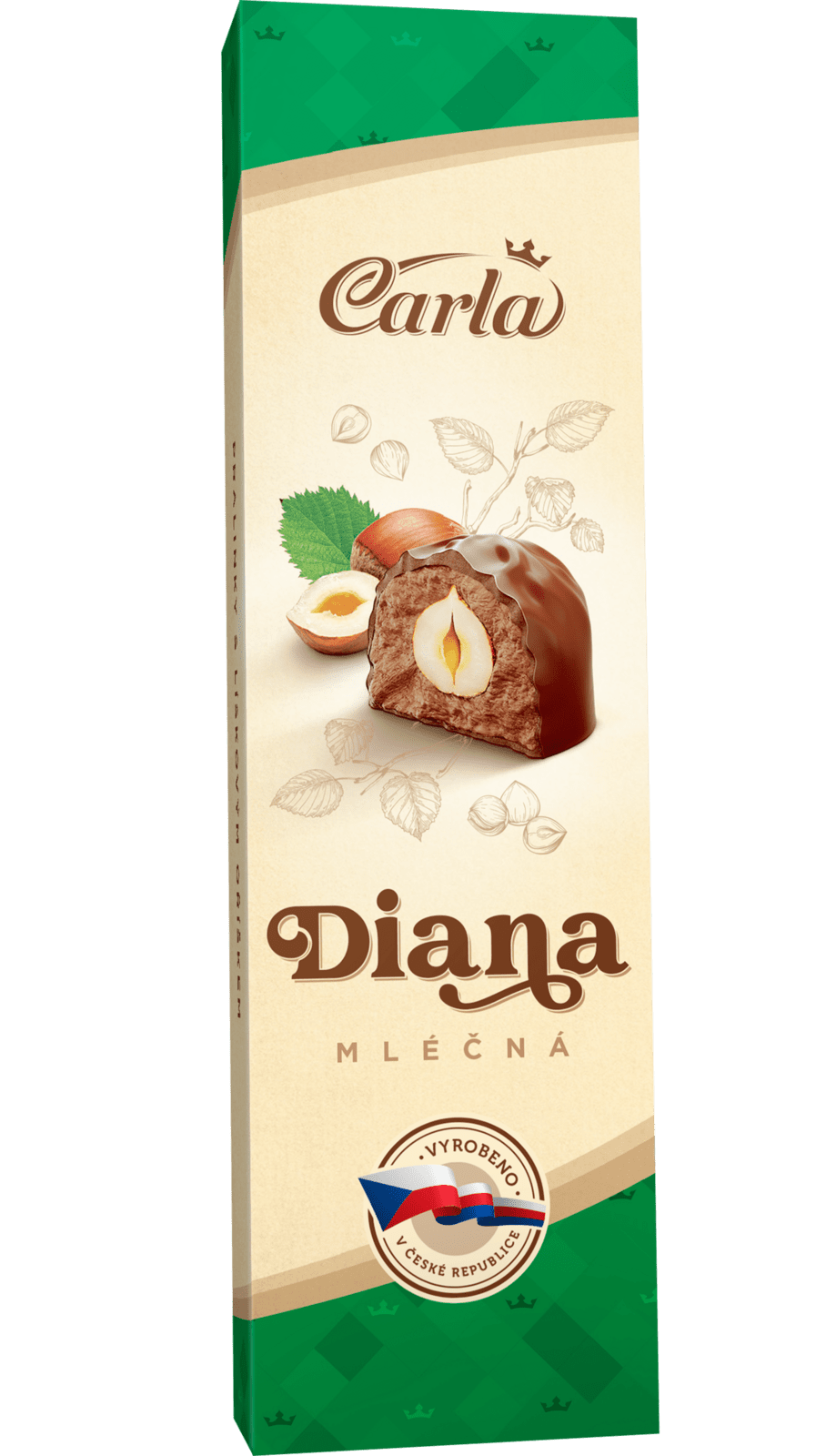 Carla Diana mléčná čokoláda 44 g