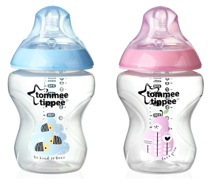 Tommee Tippee Kojenecká láhev s obrázky C2N, 2ks 260ml, 0+m 2 x 260 ml