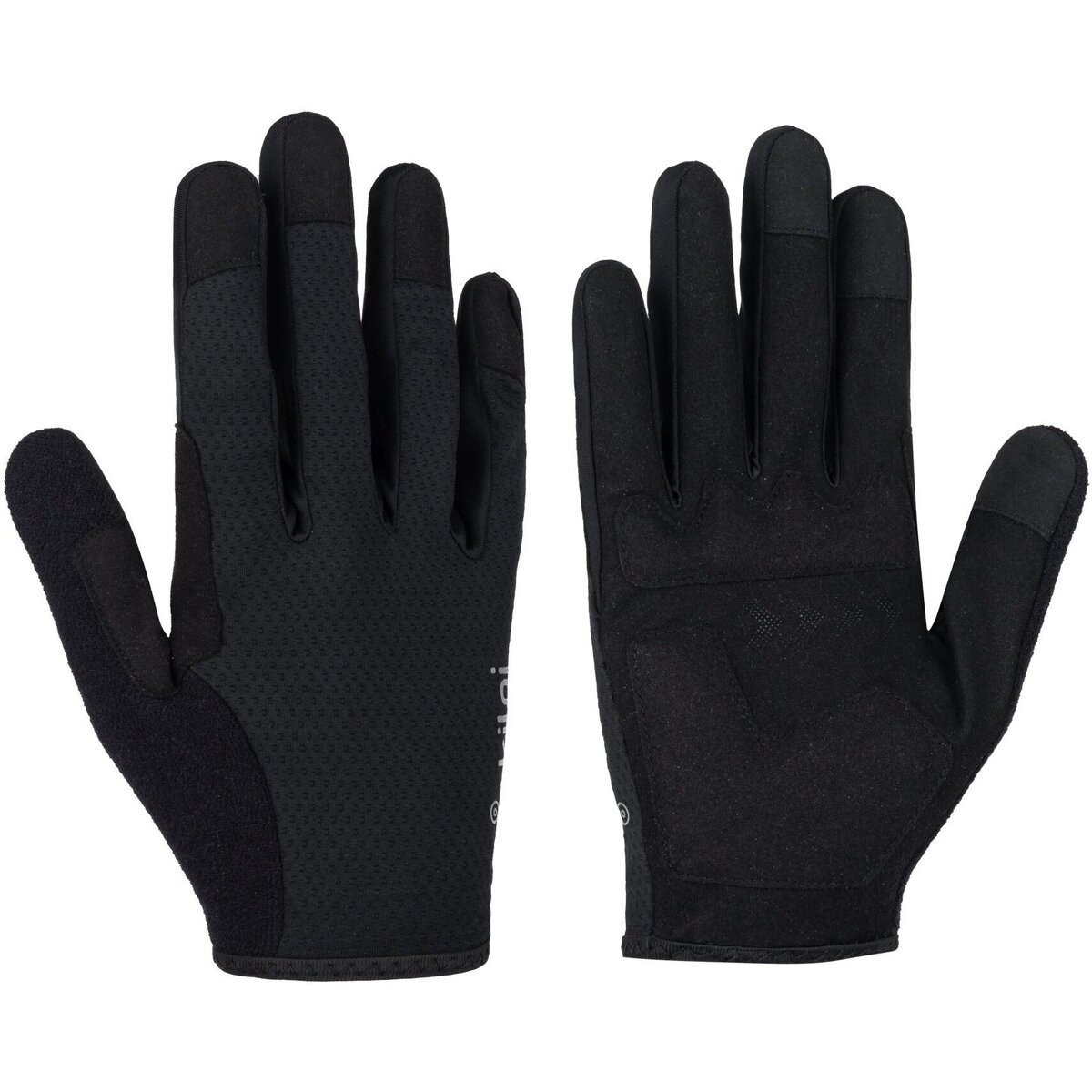 Kilpi  Unisex cyklistické rukavice  FINGERS-U  Černá