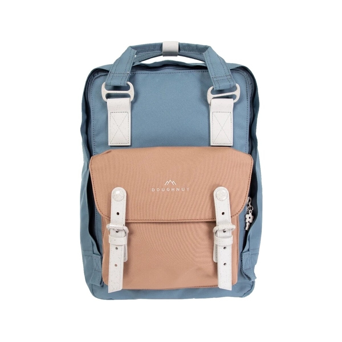 Doughnut  Macaroon Monet Backpack - Dusty Blue/Mushroom  Modrá