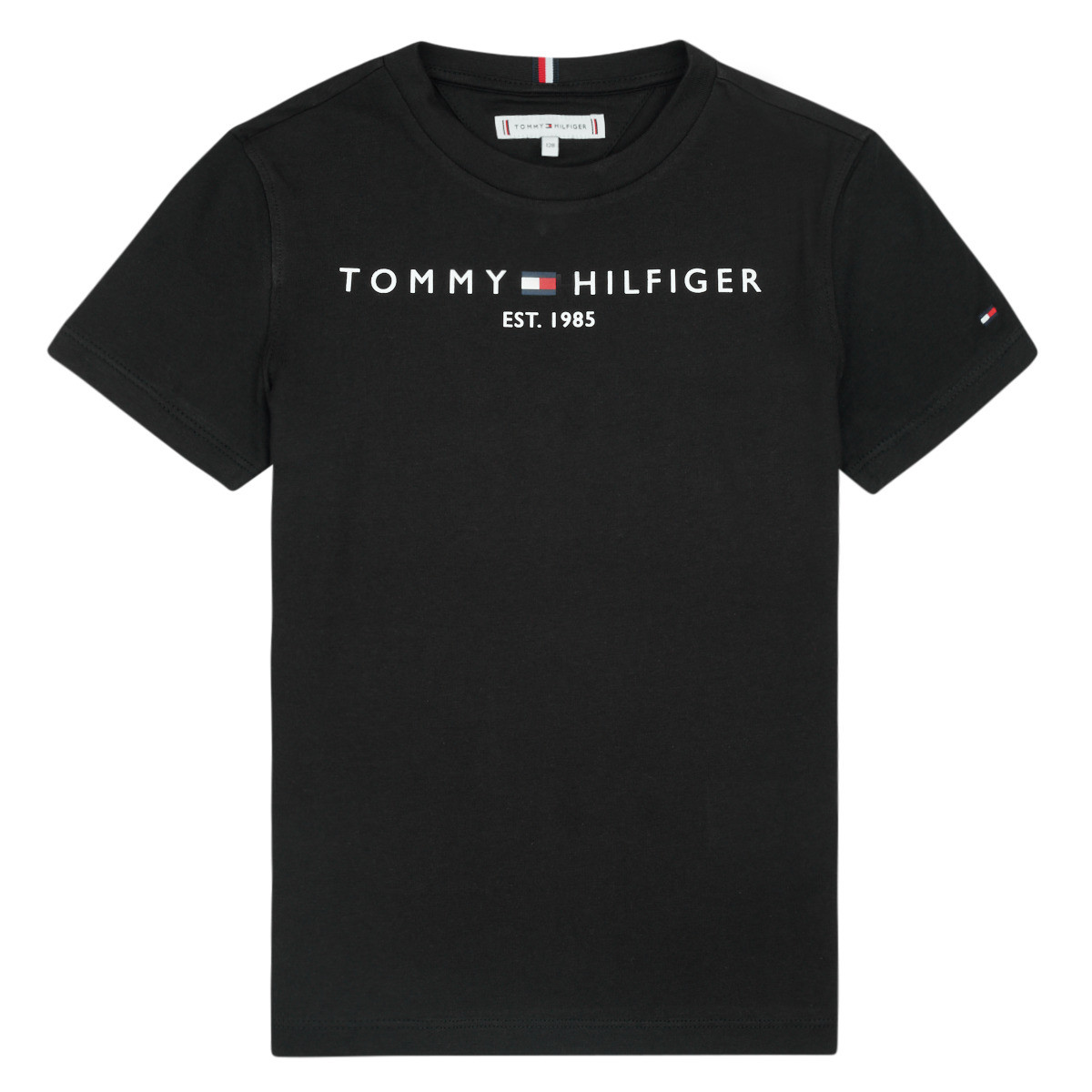 Tommy Hilfiger  ESSENTIAL TEE S/S  Černá